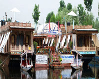 Houseboats In Dal-Lake